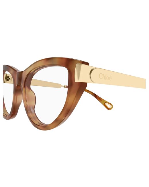 Chloé Black Ch0352O 002 Optical Frames Acetate Transparent Cat Eye