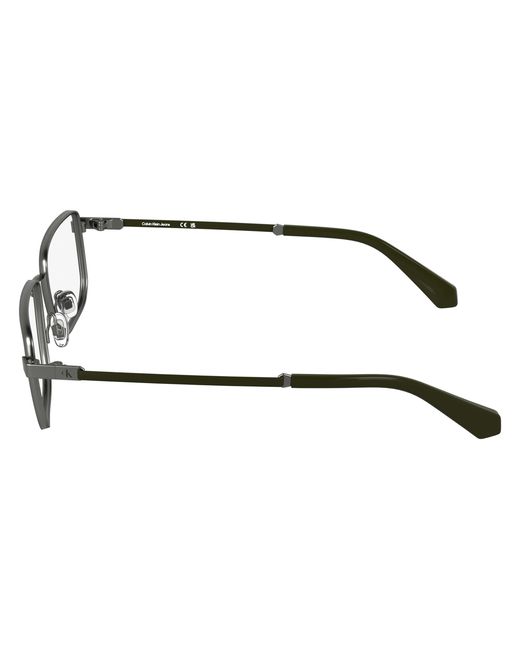 Calvin Klein Black Ckj25210 027 Optical Frames Metal Squared Normal for men