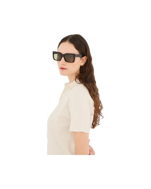 Retrosuperfuture Green Ik1 Senta Sunglasses Acetate Squared Normal