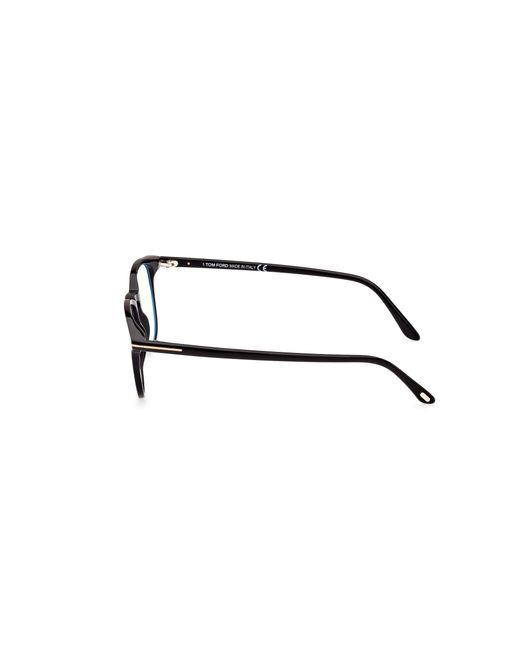 Tom Ford Black Ft5832-B 001 Optical Frames Acetate Round Normal for men