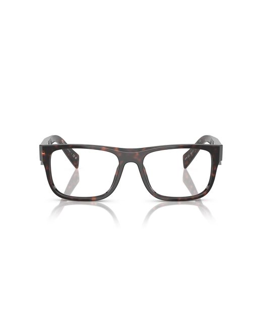 Prada Black Pr 22Zv 17N1O1 Optical Frames Acetate Pillow Normal for men