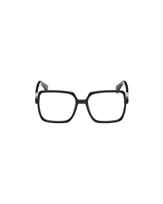 Max Mara Black Mm5108-H 001 Optical Frames Injected Squared Normal