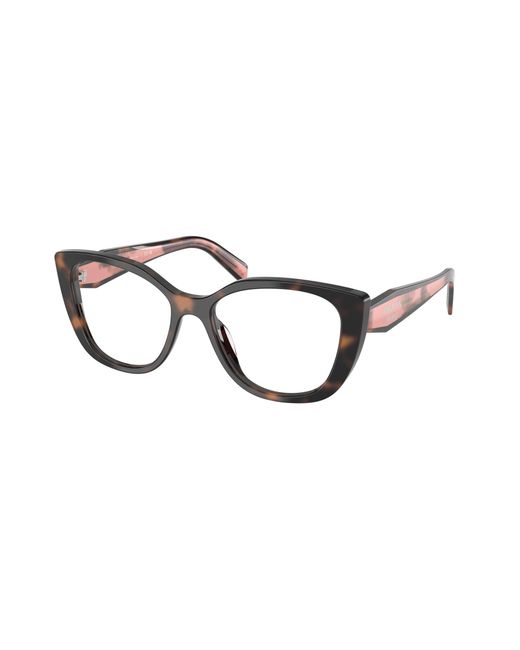 Prada Black Pr B04V 23A1O1 Optical Frames Acetate Transparent Cat Eye Normal