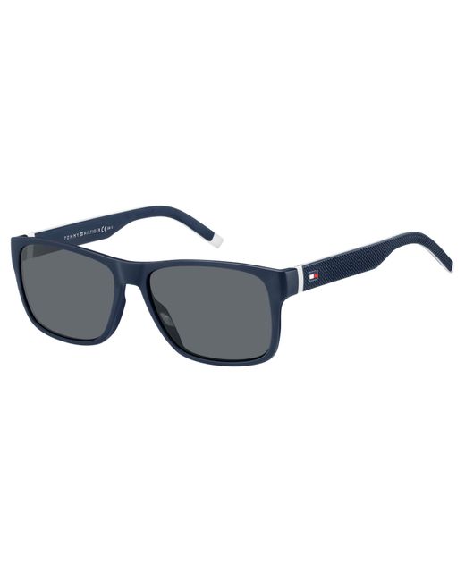 Tommy Hilfiger Black Th 1718/S 0Ju/Ir Sunglasses Plastic Squared for men