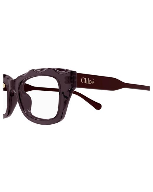 Chloé Black Ch0297O 006 Optical Frames Acetate Transparent Squared