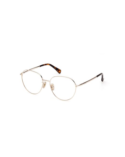 Max Mara Black Mm5099-H 032 Optical Frames Metal Round Normal