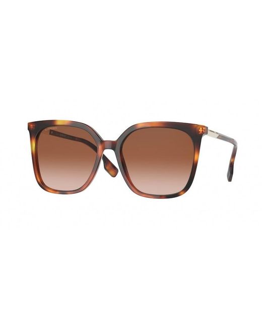 Burberry Brown Be4347 Emily 331613 Sunglasses Plastic Squared Normal Shaded