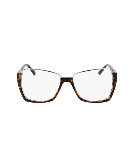 Karl Lagerfeld Black Kl355 242 Optical Frames Metal Squared Normal Normal