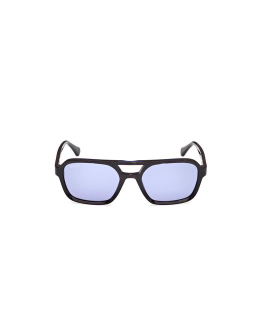 Web Black We0376 56V Sunglasses Acetate Squared Normal for men