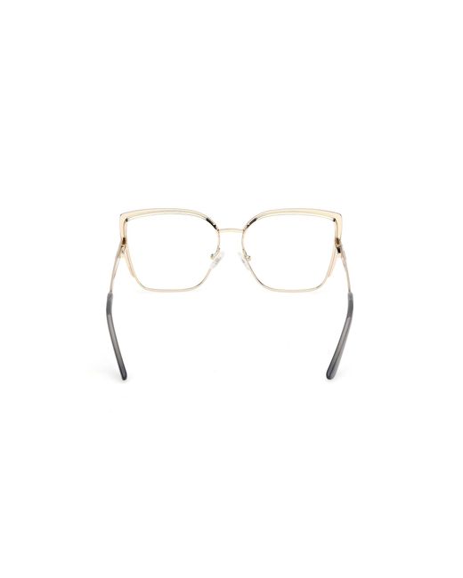 Guess Black Gu50249 033 Optical Frames Metal Squared Normal