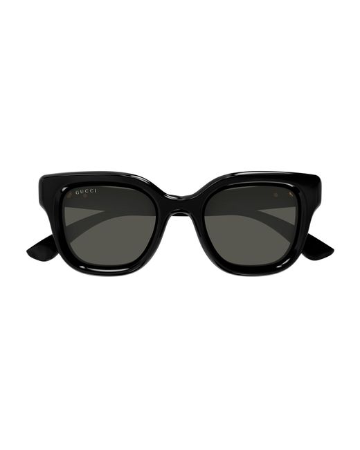 Gucci Black Gg1828S 001 Sunglasses Injected Round