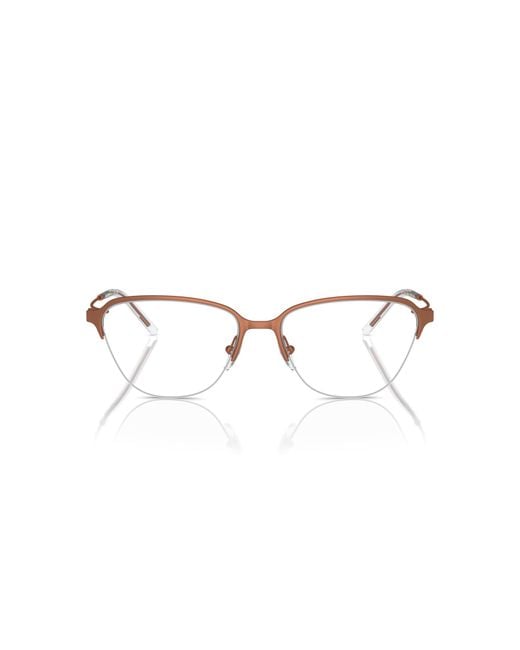 Emporio Armani Black Ea1161 3381 Optical Frames Metal Transparent Geometric Normal