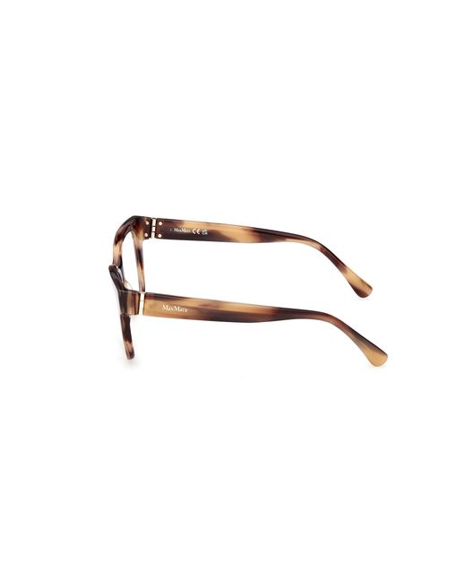 Max Mara Black Mm5206 047 Optical Frames Acetate Squared Normal