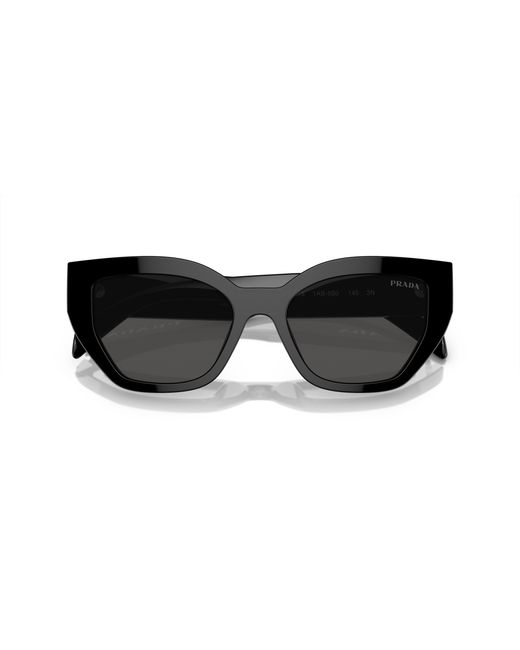Prada Black Pr A09S 1Ab5S0 Sunglasses Acetate Butterfly Normal