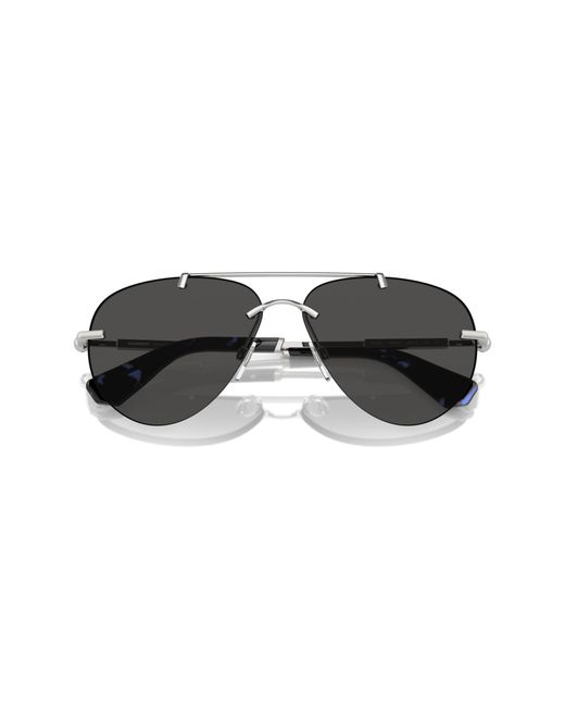 Burberry Black Be3151 100587 Sunglasses Metal Pilot Normal