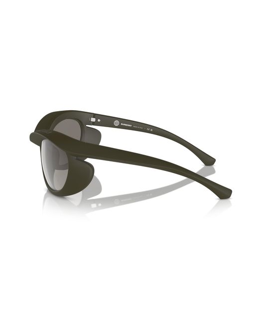 Burberry Black Be4428U 41096G Sunglasses Injected Geometric Mirrored