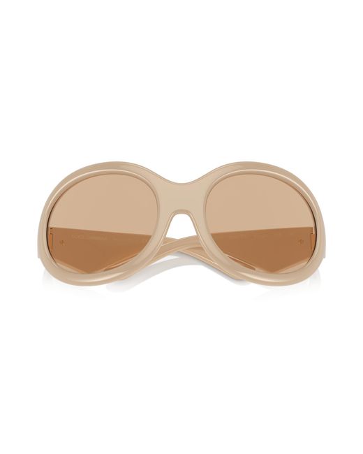 Dolce & Gabbana Black Dg6201 329273 Sunglasses Injected Round Normal