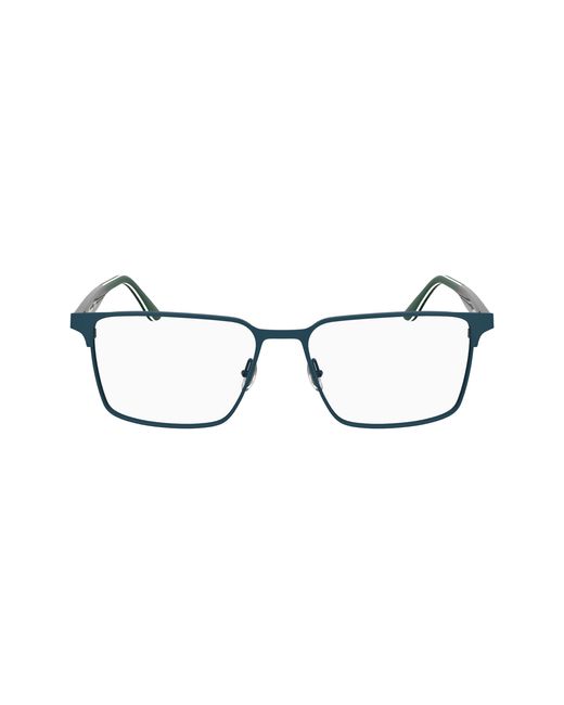 Lacoste Black L2314 400 Optical Frames Metal Squared Normal for men