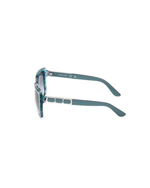 Guess Blue Gm00035 89W Sunglasses Acetate Squared Normal