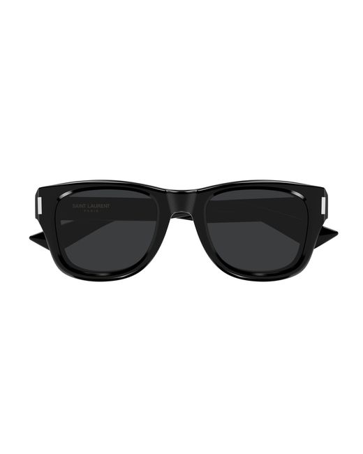 Saint Laurent Black Sl 801 001 Sunglasses Acetate Round for men