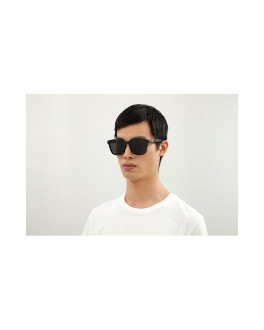 Gucci Black Gg0637Sk 001 Sunglasses Injected Squared Normal for men