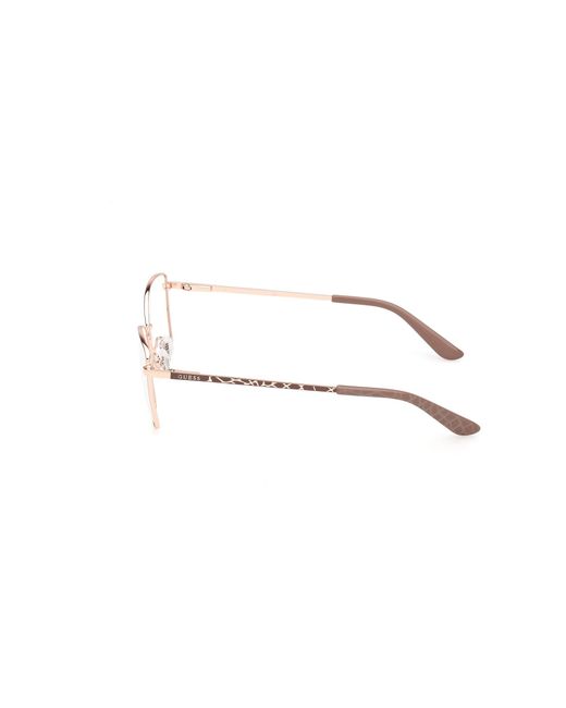 Guess Black Gu50170 028 Optical Frames Metal Squared Normal
