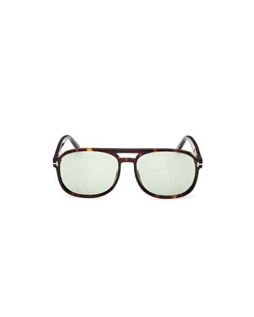 Tom Ford Black Ft1022 Rosco 52N Sunglasses Acetate Squared Normal for men