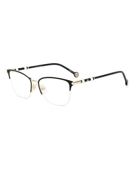 Carolina Herrera Black Ch 0033 Rhl Optical Frames Metal Squared
