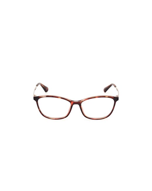 MAX&Co. Black Mo5083 55A Optical Frames Injected Squared Normal