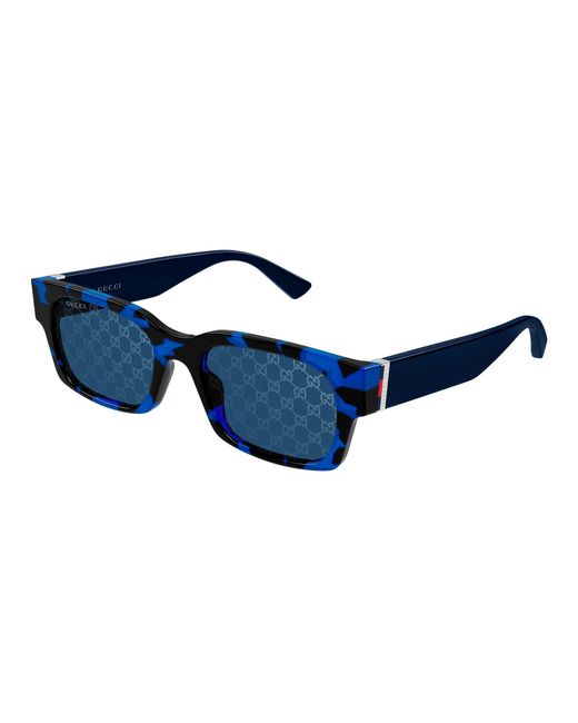 Gucci Black Gg2084S 004 Sunglasses Injected Squared for men