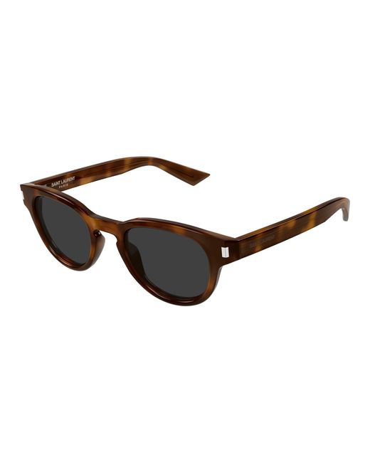 Saint Laurent Black Sl 876 003 Sunglasses Acetate Round for men