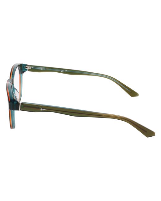 Nike Black 7182 317 Optical Frames Acetate Round Normal