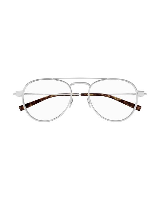 Saint Laurent Black Sl 708 Opt 002 Optical Frames Metal Transparent Round
