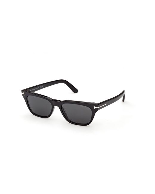 Tom Ford Black Ft1362 Penn-02 01A Sunglasses Acetate Smoke Squared Normal