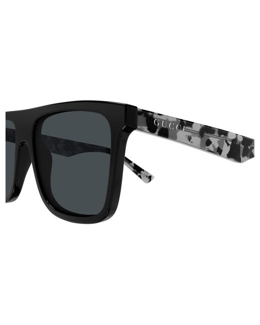 Gucci Black Gg2182S 004 Sunglasses Acetate Squared for men
