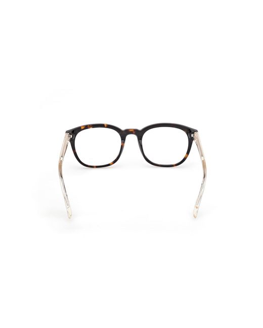 Timberland Black Tb50084 052 Optical Frames Acetate Round Normal for men
