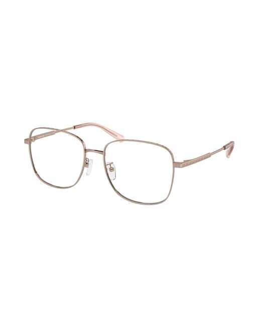 Michael Kors Black Mk3074D Borneo 1108 Optical Frames Metal Transparent Squared Normal