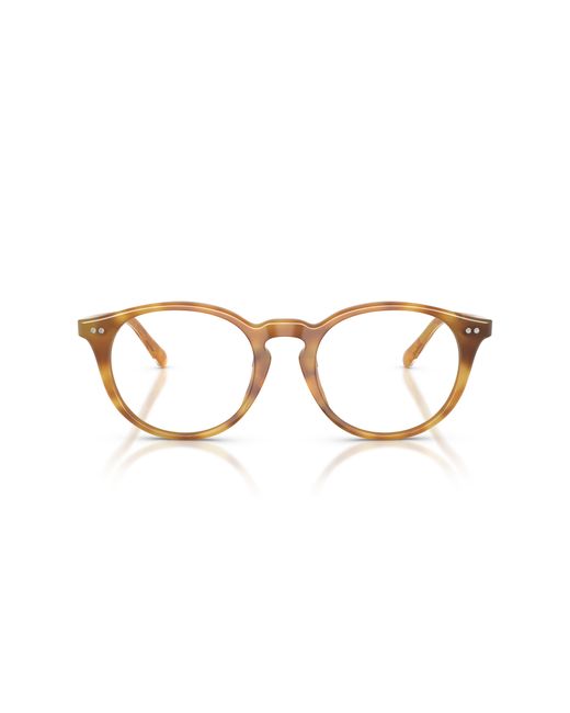 Ralph Lauren Black Rl6263U 6185 Optical Frames Acetate Transparent Round Normal for men