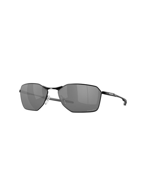 Oakley Black Oo6047 Savitar 604701 Sunglasses Titanium Squared Prizm for men