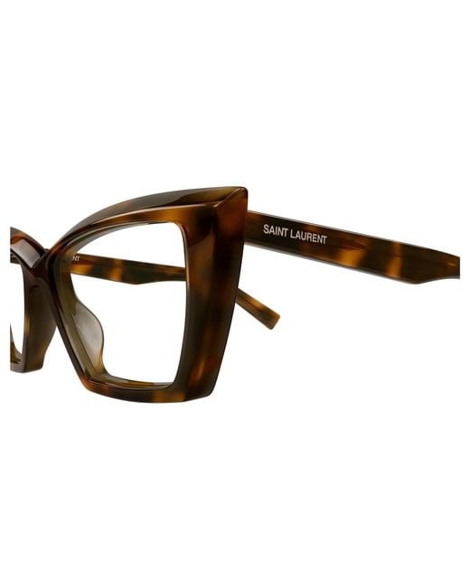 Saint Laurent Black Sl 657 Opt 002 Optical Frames Acetate Transparent Cat Eye