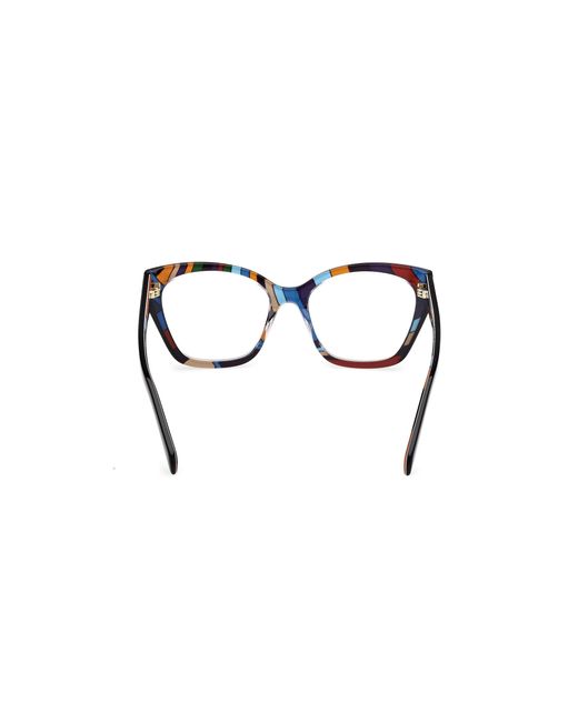 Emilio Pucci Black Ep5216 001 Optical Frames Acetate Butterfly Normal