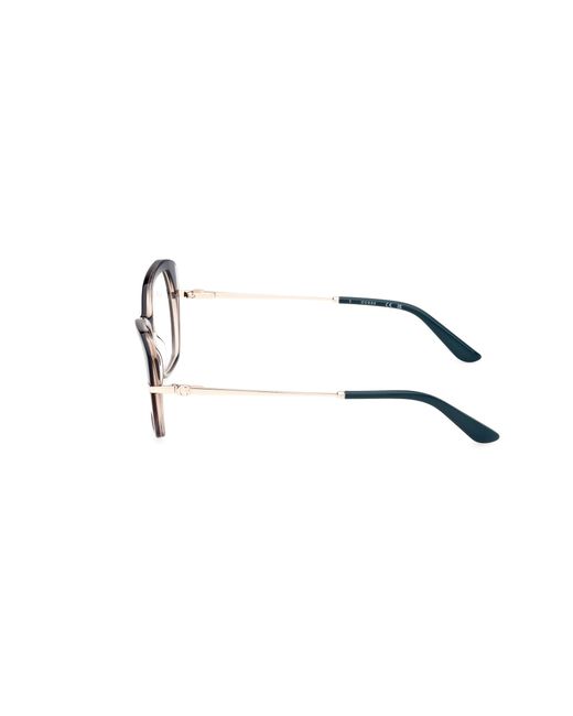 Guess Black Gu50183 095 Optical Frames Acetate Geometric Normal