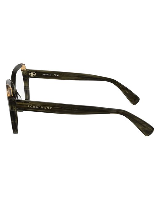 Longchamp Black Lo2763 213 Optical Frames Acetate Squared Normal