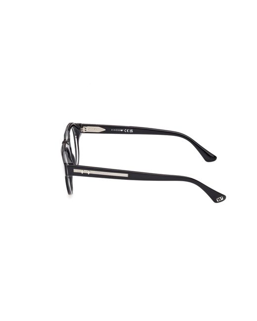 Web Black We5421 005 Optical Frames Acetate Round Normal