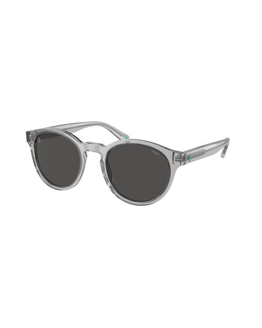 Polo Ralph Lauren Black Ph4192 541387 Sunglasses Acetate Round Normal for men