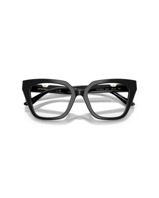Emporio Armani Black Ea3267U 5017 Optical Frames Acetate Cat Eye Normal