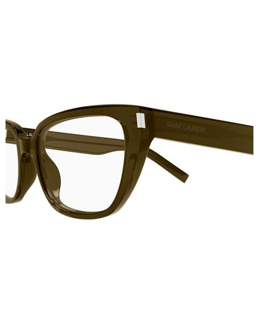Saint Laurent Black Sl 896 006 Optical Frames Acetate Transparent Cat Eye