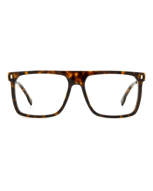 DSquared² Black D2 0122 086 Optical Frames Acetate Squared for men