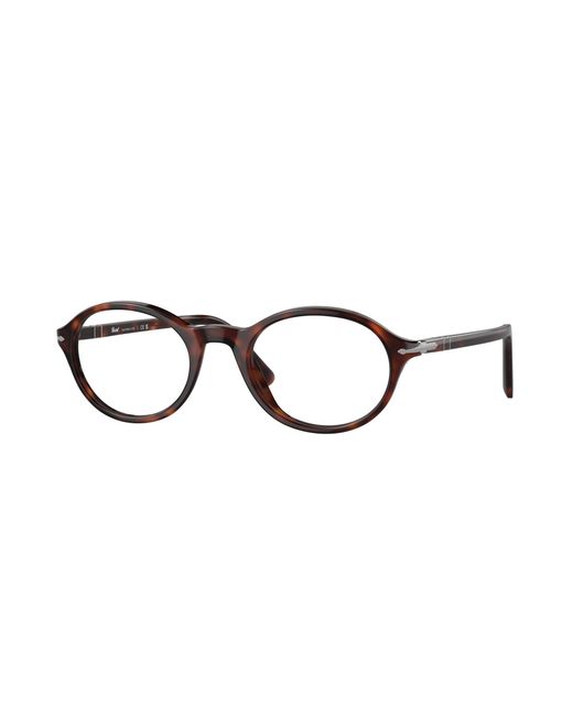 Persol Black Po3351V 24 Optical Frames Acetate Transparent Round Normal
