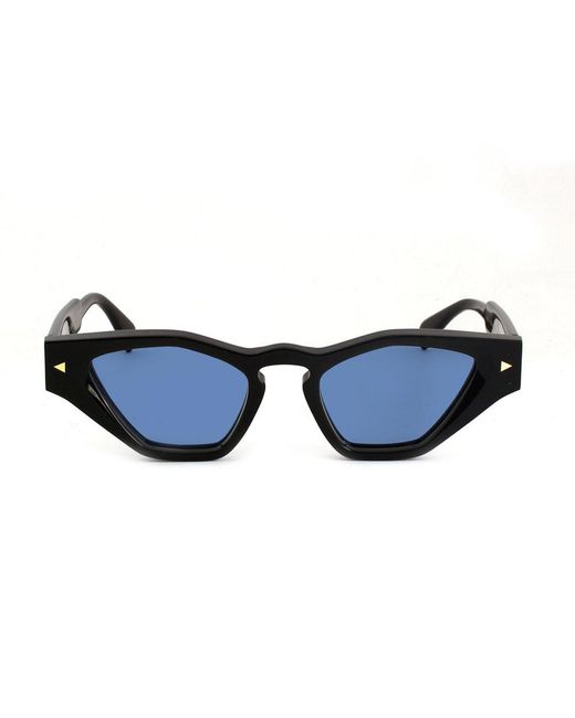 Xlab Blue Sumatra Sunglasses Acetate Light Cat Eye Polarized